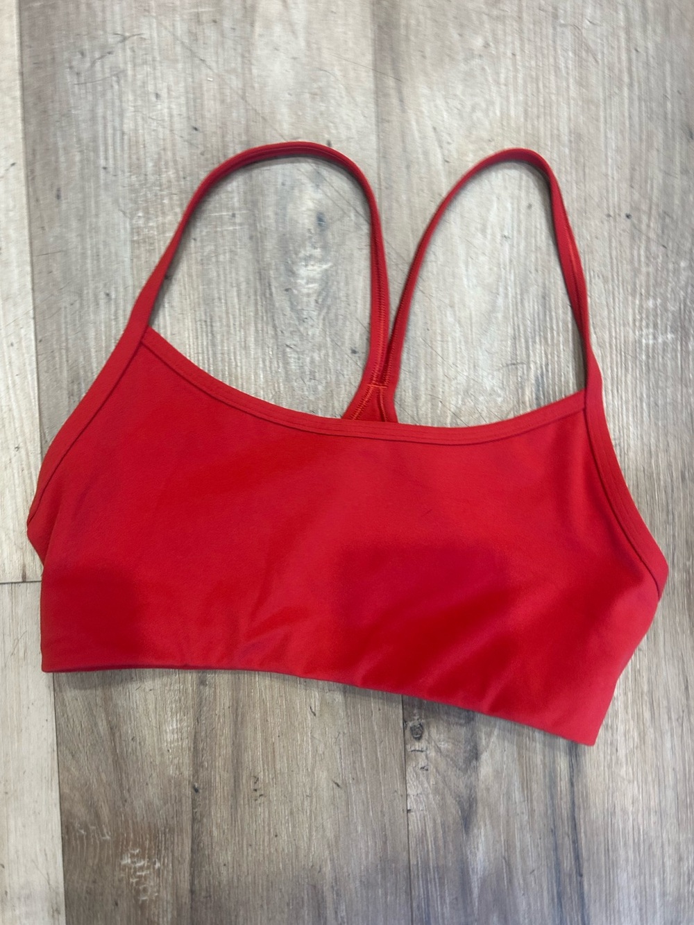 Vuori Red Sports Bra (Bra only, Leggings Sold Separately)